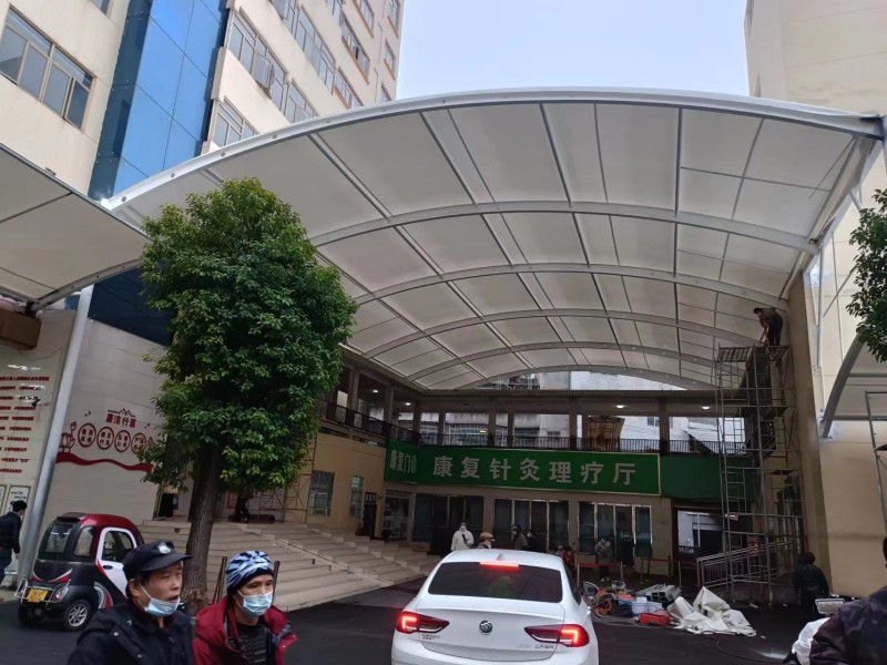 2026云浮推拉棚膜结构一体化厂家，厂区、园区停车棚工程承接